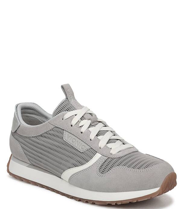 バイオニック レディース シューズ スニーカー メッシュ レース Vionic Monarch Court Inspired Mesh Lace Up Sneakers Paloma Grey グレー|ReVida 店