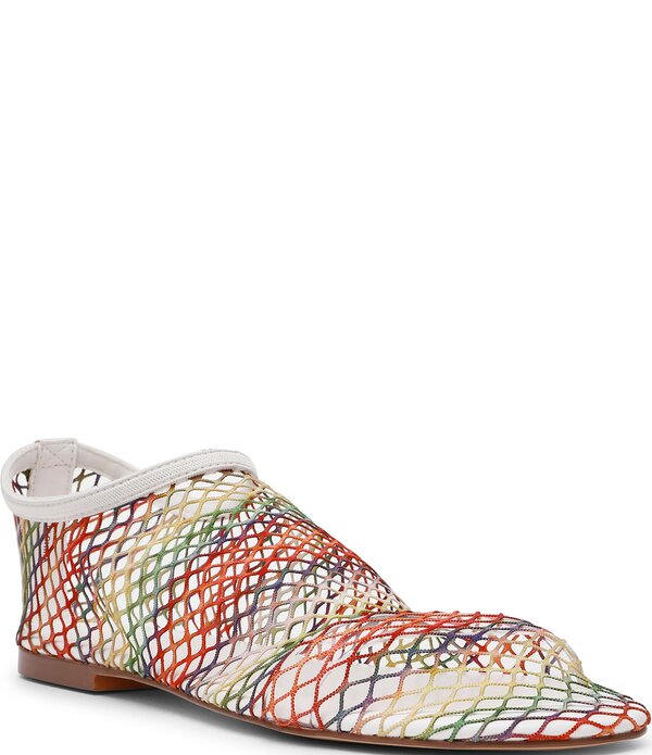 スティーブ マデン レディース シューズ パンプス メッシュ Steve Madden Mino Rainbow Mesh Flats Multi マルチカラー