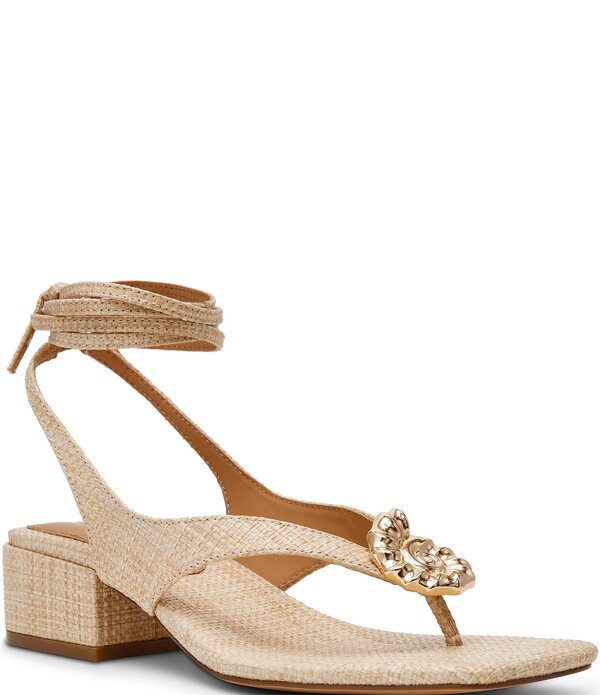 スティーブ マデン レディース シューズ サンダル ラップワンピース アンクル Steve Madden Coraffia Seashell Ornament Ankle Wrap Dressandals Natural