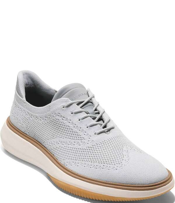 コールハーン メンズ シューズ ウィングチップ オックスフォード Cole Haan Men'stitchlite Quick-On Wingtip Oxfords Oyster Mushroom/Natural/Ivory アイボリー
