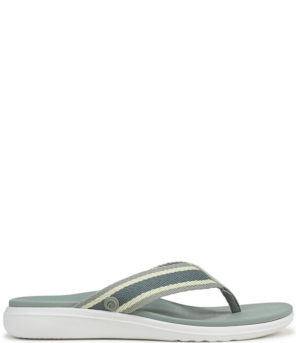 バイオニック レディース シューズ サンダル ナイロン Vionic Indigo Nylon Thong Sandals Icebergreen Multi グリーン