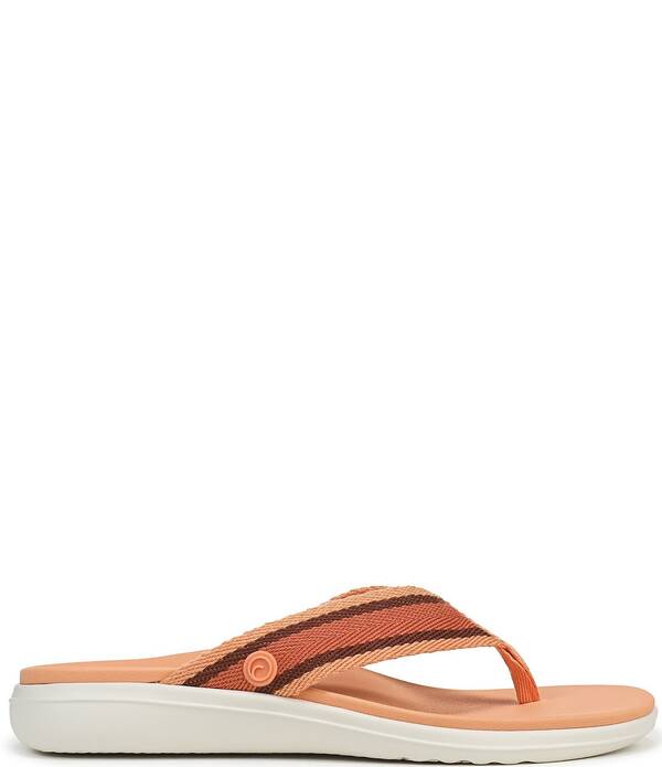 バイオニック レディース シューズ サンダル ナイロン Vionic Indigo Nylon Thong Sandalshell Coral Multi コーラル