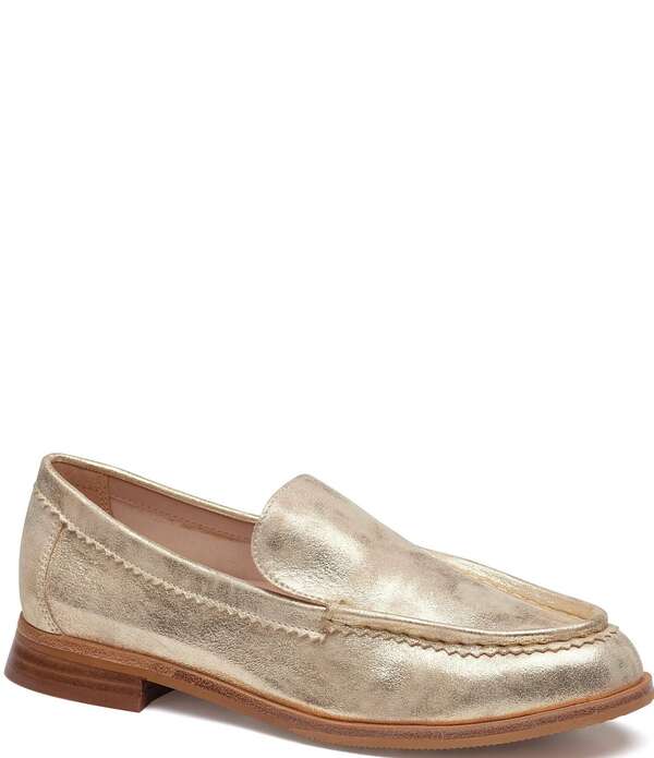 ジョンストンアンドマーフィー レディース シューズ スリッポン・ローファー スエード Johnston & Murphy Women's Gillian Suede Loafers Champagne シャンパン