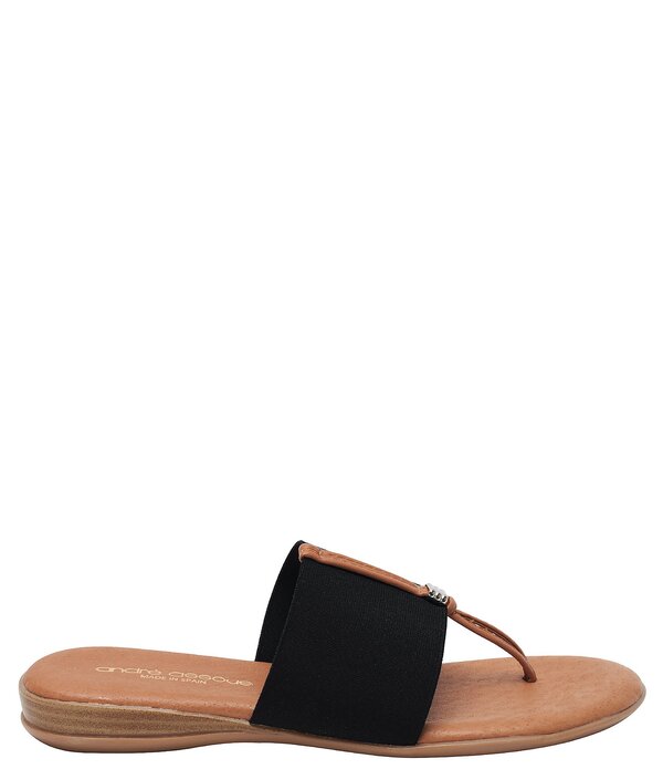 アンドレアース レディース シューズ サンダル Andre Assous Nice Stretch Thong Sandals Black ブラック 26,128円