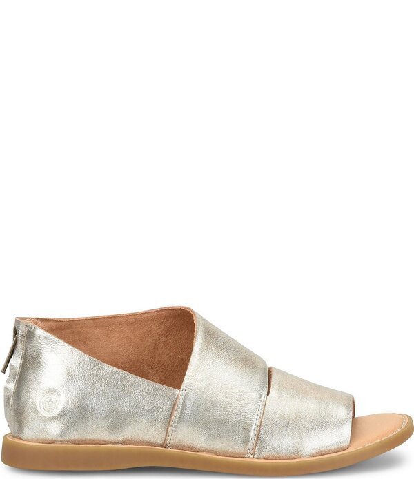 ボーン レディース シューズ パンプス レザー Born Mila Leather Shooties Light Gold ゴールド
