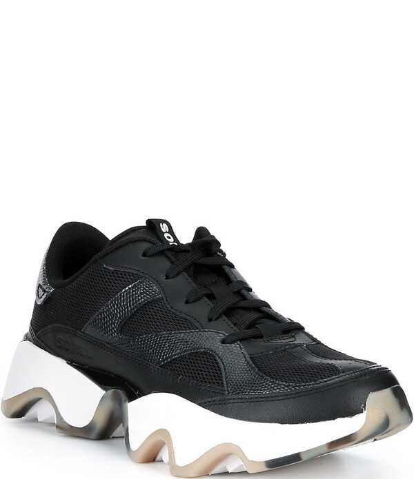 ソレル レディース シューズ スニーカー メッシュ Sorel Women\u0027s Kinetic Array Mesh Sneakers Black/Sea Salt 黒いこと