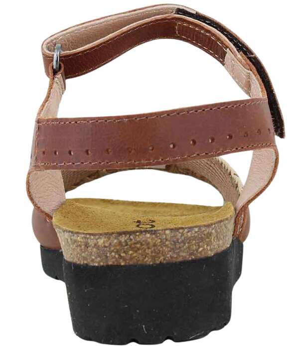 ナオト レディース シューズ サンダル アンクル レザー Naot Luna Leather Whipstitch Ankle Strap Sandals Brandy Oil|ReVida 店