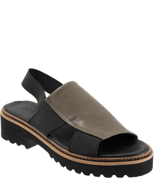 ブエノ レディース シューズ サンダル プラットフォーム レザー Bueno Amy Leather Platform Sandals Green Khaki グリーン｜ReVida 店