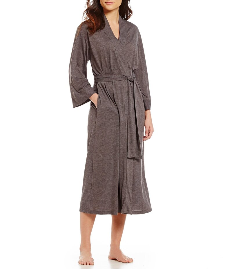 ナトリ レディース アンダーウェア ナイトウェア N by Natori Congo Wrap Robe Grey グレー