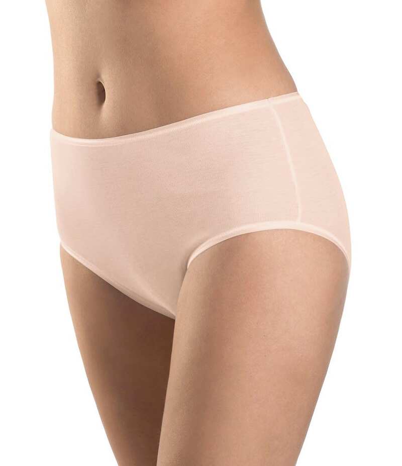 ハンロ レディース アンダーウェア パンツ ハイウエスト コットン Hanro Cotton Seamless High Waist Full Briefs Skin