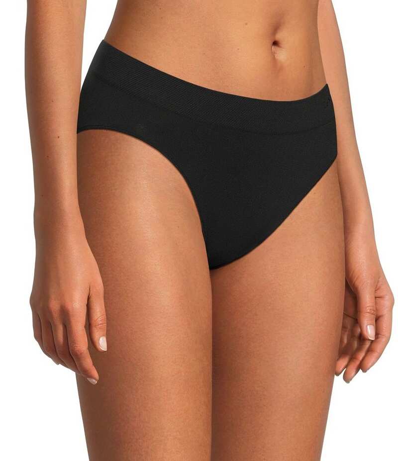 レミステレー レディース アンダー御召しもの ズボン下 Le Mystere Seamless Comfort Bikini Panty Black 黒いこと