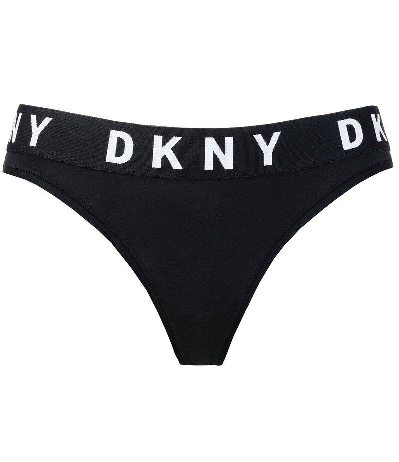 ダナキャラン レディース アンダーウェア パンツ ロゴ DKNY by Donna Karan Logo Bikini Panty Black/DK ブラック