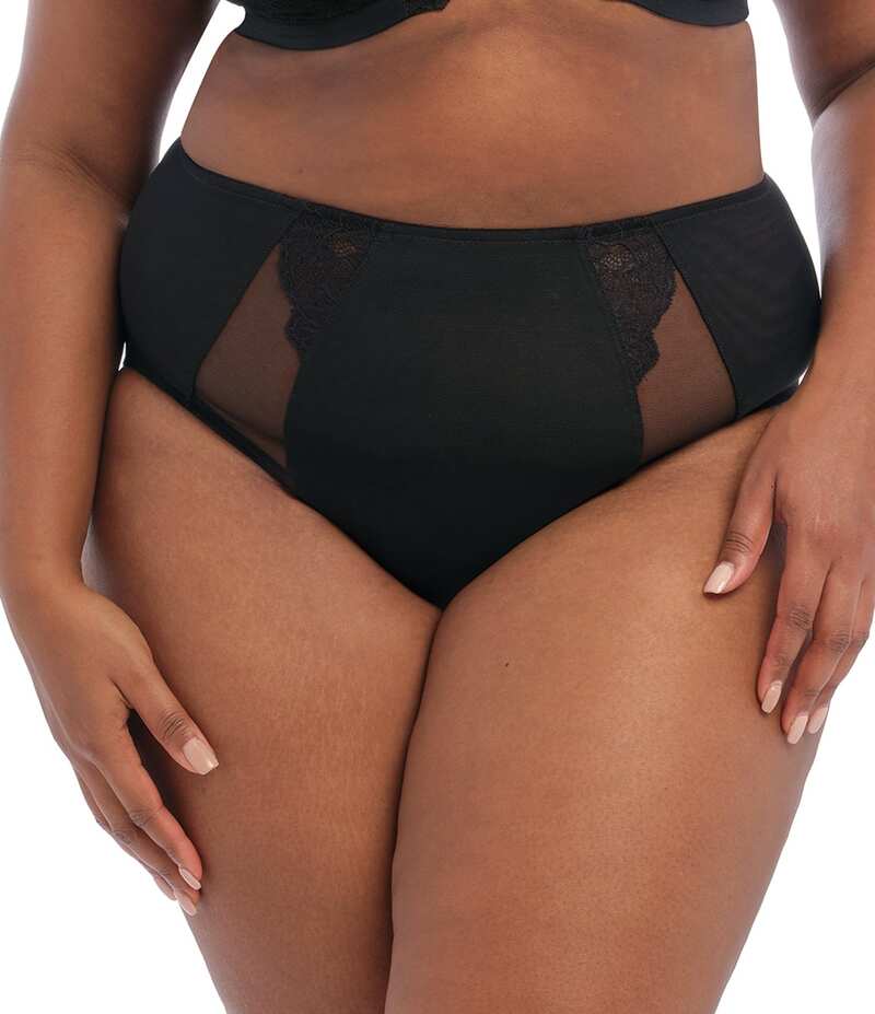 エロミ レディース アンダーウェア パンツ Elomi Brianna Full Coverage Brief Panty Black ブラック