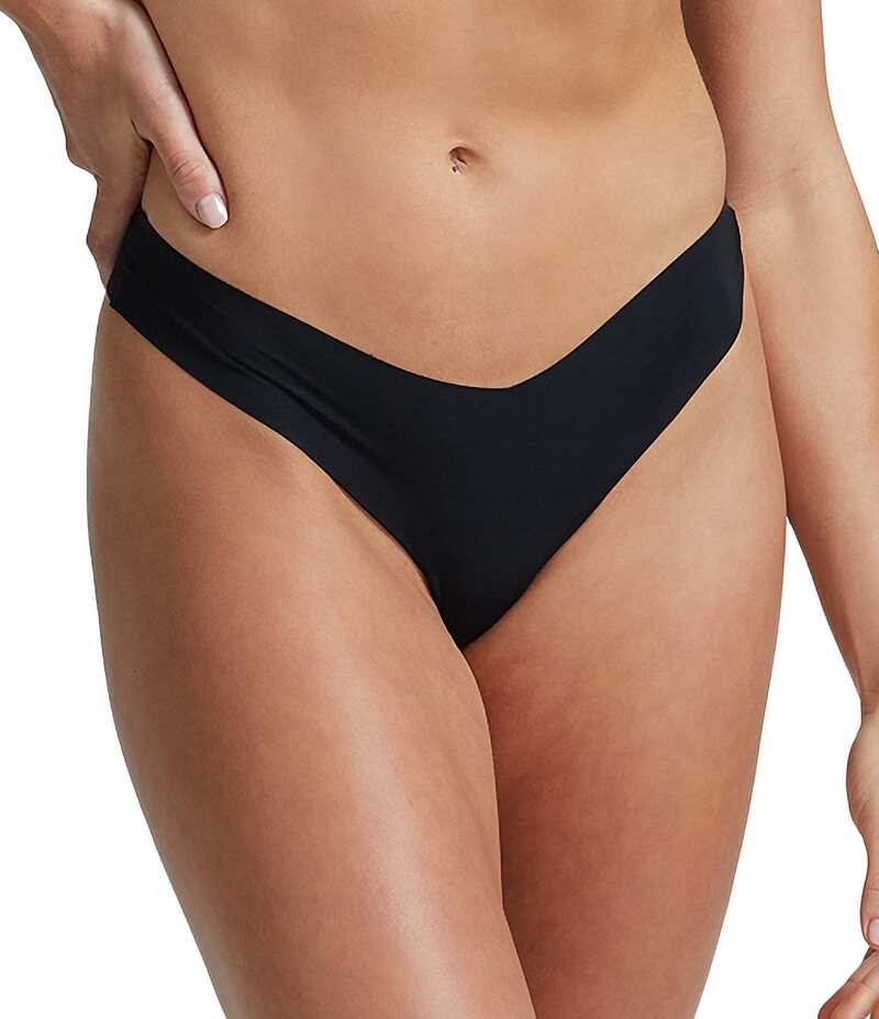 コマンドー レディース アンダーウェア パンツ Commando Classic Microfiber Thong Panty Black ブラック