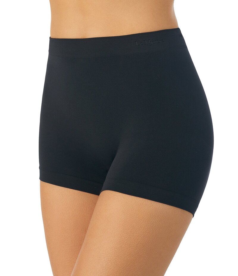 レミステレー レディース アンダー御召しもの ズボン下 Le Mystere Seamless Comfort Boyshort Panty Black 黒いこと