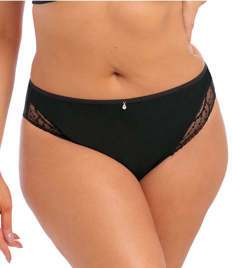 エロミ レディース アンダーウェア パンツ Elomi Priya Brazilian Panty Black ブラック 10,281円