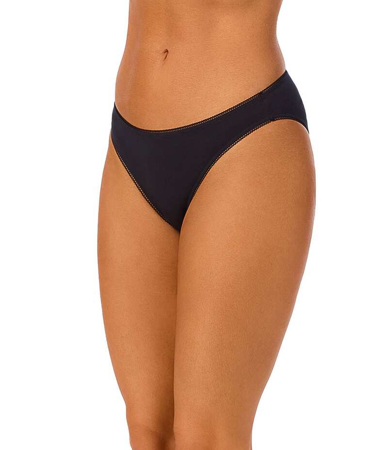 臥榻上端 レディース アンダー御召しもの ズボン下 編み物 BedHead Solid Knit Bikini Panty Black 黒いこと