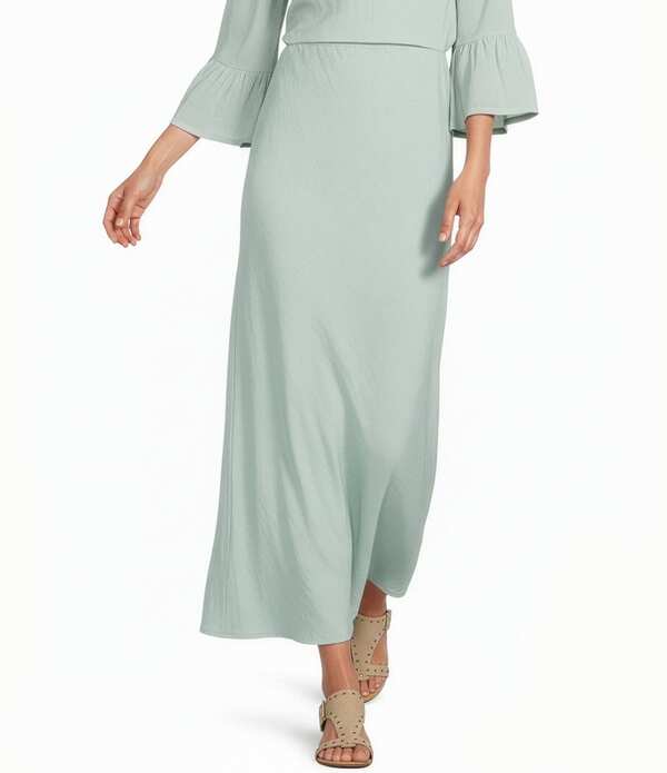 ブライン ウォーカー レディース ボトムスカート リネン Bryn Walker Light Linen Long Biaskirt Mist|ReVida 店