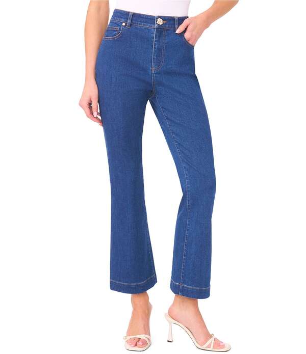 セセ レディース ボトムス デニムパンツ フレア ジーンズ CeCe Stretch Denim Flare Leg Jeans Rivera Blue ブルー|ReVida 店