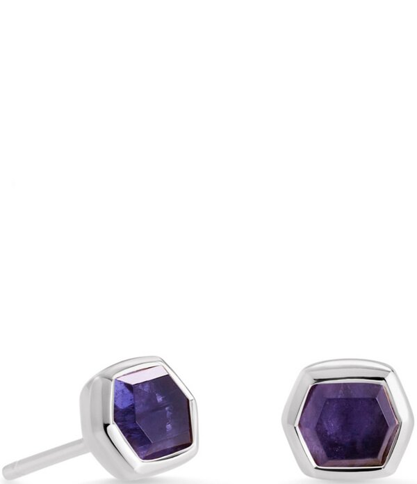 ケンドラスコット レディース アクセサリー ピアス・イヤリング Kendra Scott Davie Sterling Silver Stud Earrings Blue Iolite ブルー 19,330円