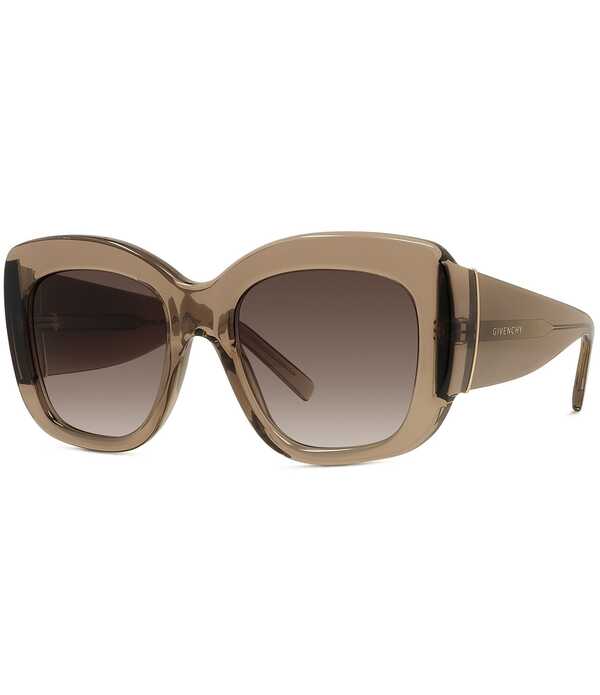 ジバンシー レディース 佩び物 サングラス・アイウェア Women\u0027s Givenchy Bold 53粍 Gradient Butterfly Sunglasseshiny Transparent Brown/Brown 赤銅色