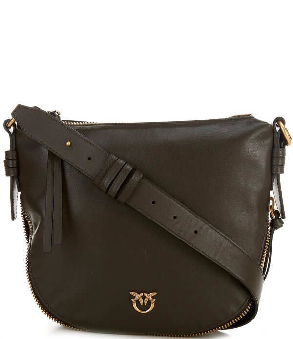 ピンコ レディース 御徒面子 ミニ PINKO Zip Around Mini Hobo Bagreen/Antique Gold 緑であること