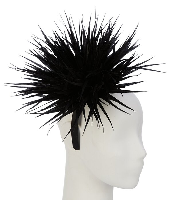 ナターシャ アクセサリー レディース 帽子 Natashaccessoriesparkle Spike Fascinator Black ブラック