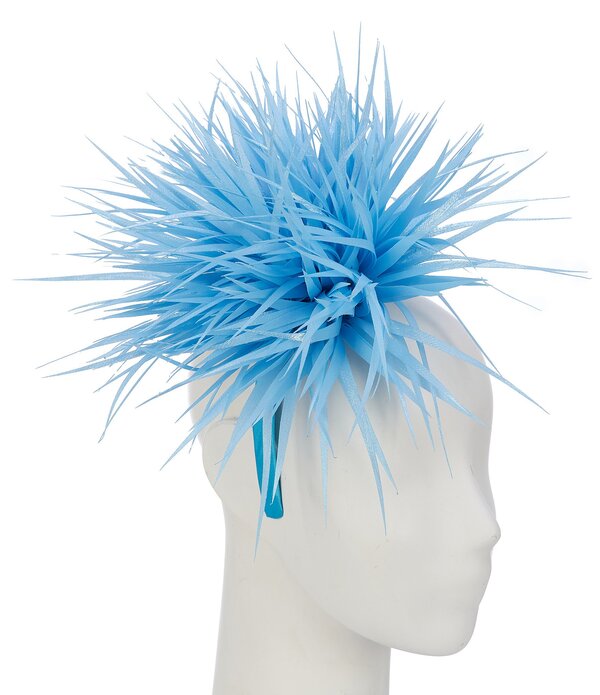 ナターシャ アクセサリー レディース 帽子 Natashaccessoriesparkle Spike Fascinator Light Blue ブルー
