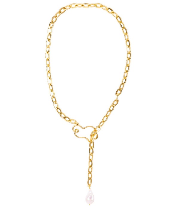 ミグノンガーヴィガン レディース アクセサリー ネックレス・チョーカー レース Mignonne Gavigan Eva Freshwater Pearl Adjustable Y-Necklace Gold/Pearl パール
