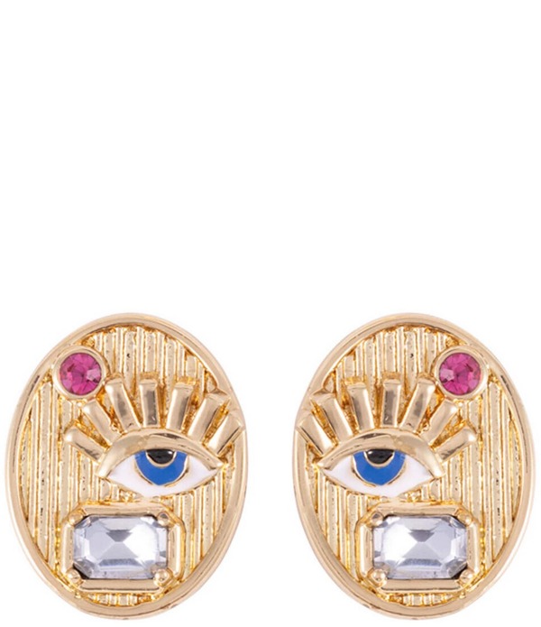 ミグノンガーヴィガン レディース アクセサリー ピアス・イヤリング Mignonne Gavigan Regina Portrait Stud Earrings Gold ゴールド|ReVida 店