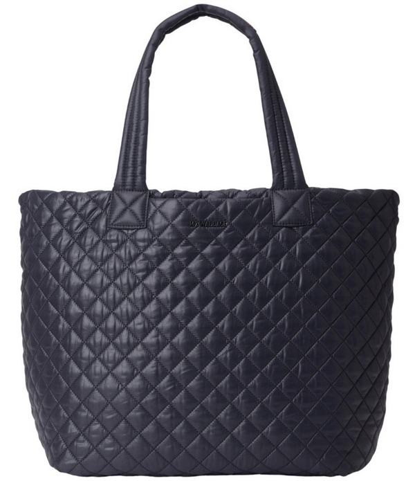 エムジーウォレス レディース バッグ キルティング レザー MZ Wallace Metro Deluxe II Large Quilted Leather Tote Bag Black ブラック｜ReVida 店