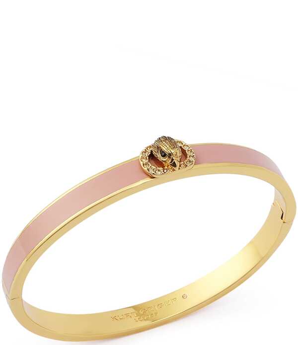 カートジェイガーロンドン レディース アクセサリー ブレスレット・バングル・アンクレット チェルシー Kurt Geiger London Signature Chelseaglenamel Bangle Bracelet Light Pink ピンク|ReVida 店