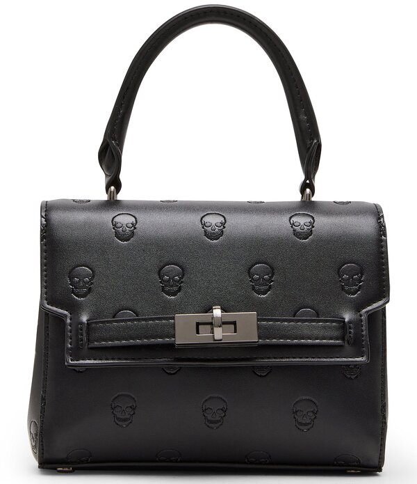 ベッツィジョンソン レディース バッグ Betsey Johnson Skullicious Top Handle Tote Bag Black ブラック