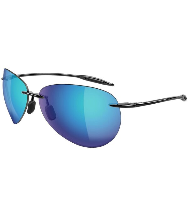 マウイジム レディース アクセサリー サングラス・アイウェア プラスサイズ Maui Jim Unisex Sugar Beach PolarizedPlus2 63mm Teardrop Sunglasses Blue ブルー