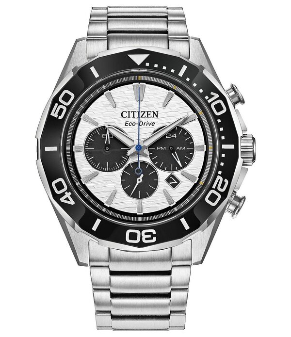 シチズン レディース 付属品 ウオッチ プルオーバー Citizen Men\u0027s Endeavor Chronograph Stainlessteel Bracelet Watch Silver しろがね色