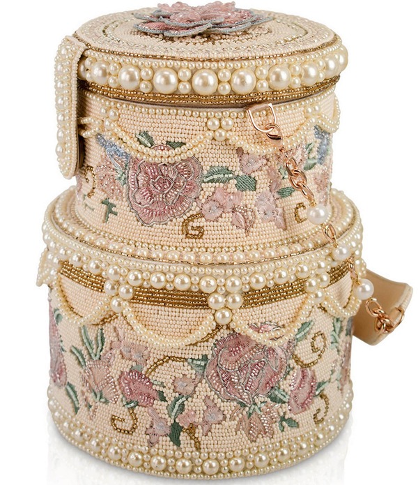 メリーフランセス レディース バッグ ヴィンテージ Mary Frances Top This Beaded Vintage Wedding Cake Bag Multi マルチカラー
