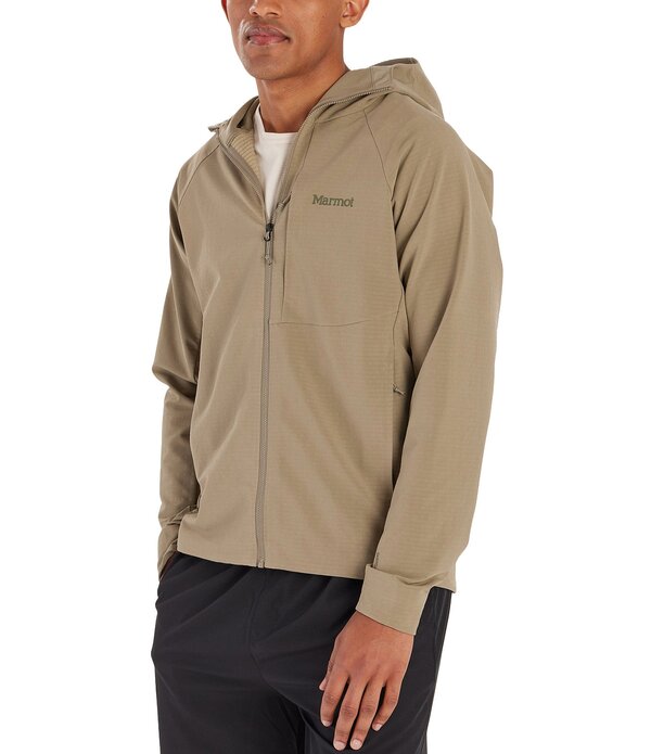 マーモット メンズ アウター パーカー・スウェット ジャケット Marmot Leconte Full Zip Hoodie Jacket Vetiver