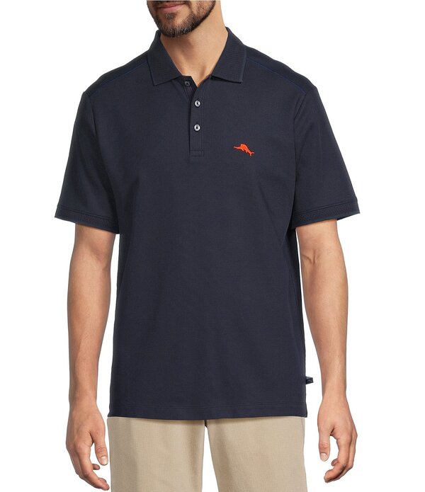 トッミーバハマ メンズ トップス シャツ Tommy Bahama Emfielder Icon Short Sleeve Polo Shirt Blue Note ブルー