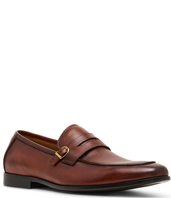 スティーブ マデン メンズ シューズ スリッポン・ローファー レザー Steve Madden Men's Chilo Leather Dress Penny Loafers Tan タン