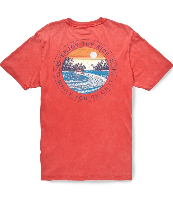 ソルトライフ メンズ トップス シャツ Salt Lifenjoy The Ride Short Sleeve T-Shirt Mineral Red レッド