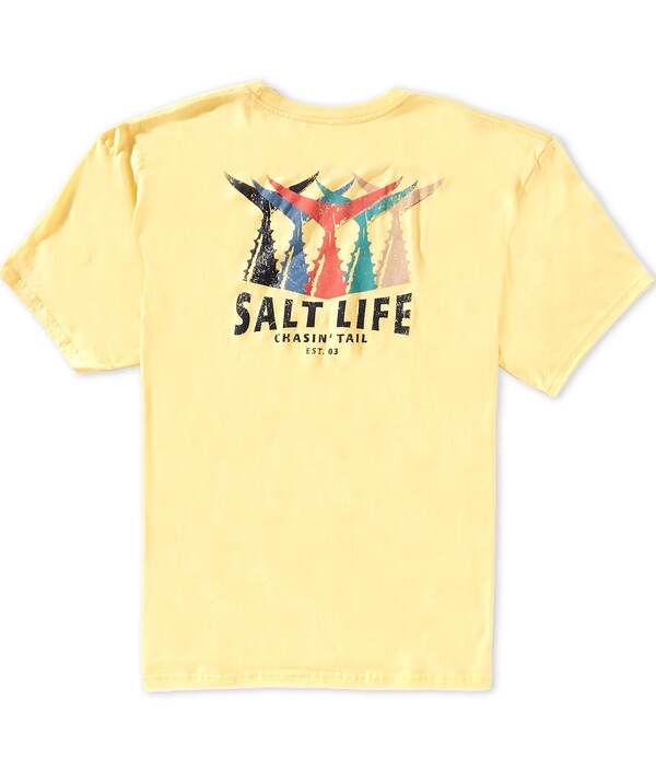 ソルトライフ メンズ トップス シャツ Salt Life Tuna Tailshort Sleeve T-Shirt Golden Haze