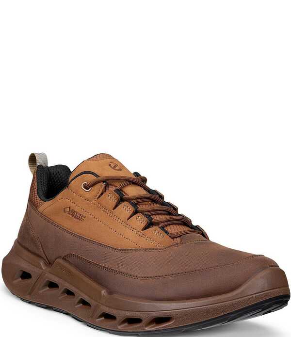 エコー メンズ シューズ スニーカー レザー ECCO Men's BIOM 720 Low GTXS Leather Sneakers Cocoa Brown/Camel/Camel ブラウン 40,170円
