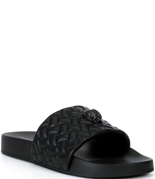 カートジェイガーロンドン メンズ シューズ サンダル Kurt Geiger London Men's Meena Eagle 2 Ornament Pool Slide Sandals Black ブラック