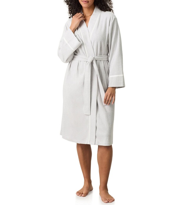 カロールホクマン レディース アンダー御召しもの ナイト爵御召しもの パイル Carole Hochman Cashmere Terry Long Sleeve Wrap Waltz Short Robe Lunarock