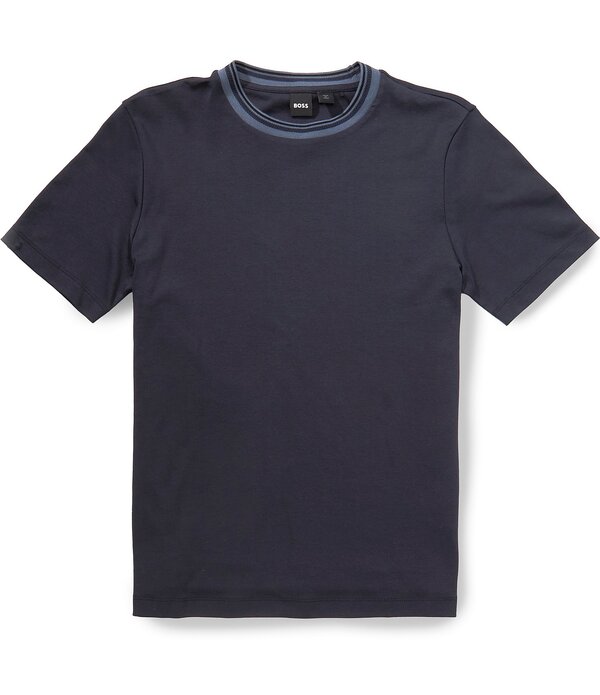 ヒューゴボス メンズ トップス シャツ Hugo Boss Thompson 232 Short Sleeve T-Shirt Dark Blue ブルー