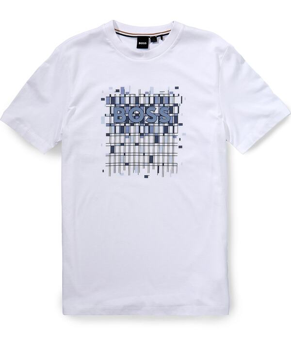 ヒューゴボス メンズ トップス シャツ Hugo Boss C-Thompson 250 Short Sleeve T-Shirt White ホワイト