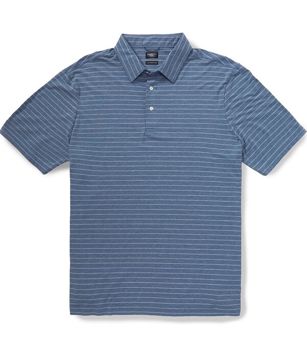 ファレティ メンズ トップス シャツ トール Faherty Big & Tall Movement Stripe Stretch Short Sleeve Polo Shirtwilight Grey Stripe グレー