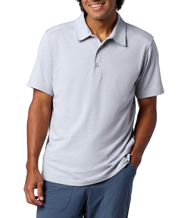マーモット メンズ トップス シャツ Marmot Sereno Short Sleeve Polo Shirt Sleet Storm Heather ヘザー