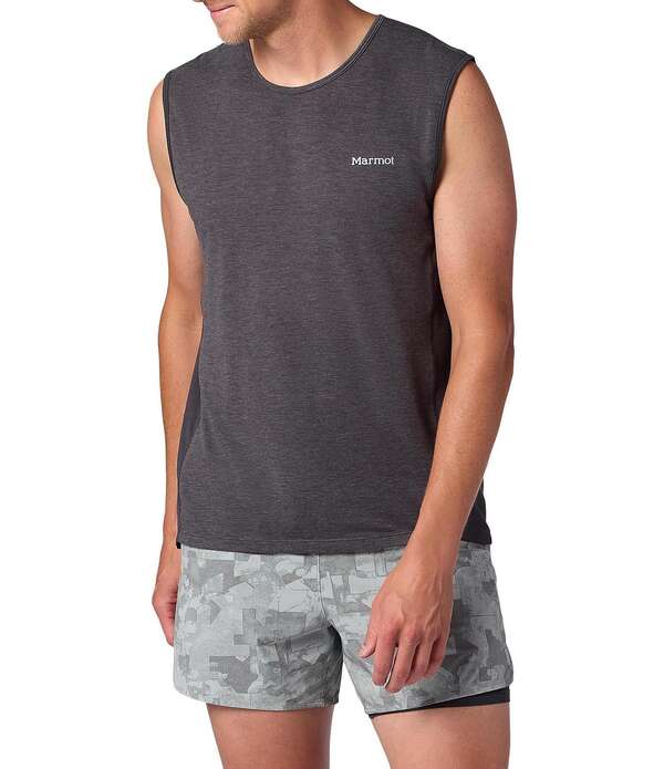 マーモット メンズ トップス シャツ Marmot Uptrail Solid Stretch Muscle Tank Blackened 13,831円