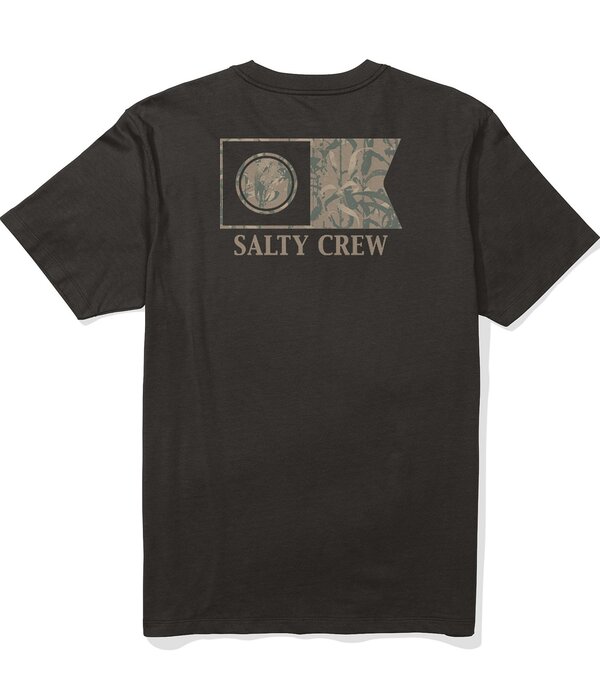 ソルティークルー メンズ トップス シャツ グラフィック Salty Crew Flagship Camo Graphic Short Sleeve T-Shirt Black ブラック